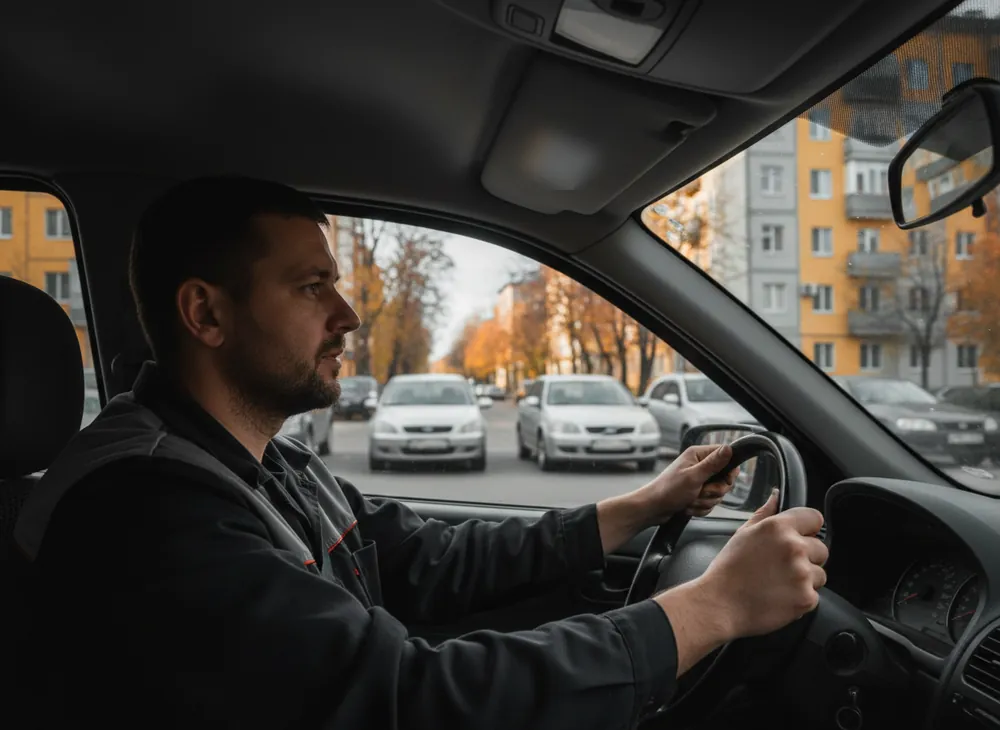 Експерт за кермом на тест-драйві